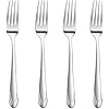 KEAWELL Premium Elena Forks, 4-Piece Fork Set, 18/10 Stainless Steel, Mirror Polished, Dishwasher Safe (8.3" Dinner Fork)