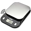 Talking Kitchen Scales - Big Numbers with Clear Loud Voice North American Accent (Black)