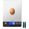 JOYHILL Food Scale, 10kg/1g Digital Kitchen Scale, Food Scale Grams and Ounces for Baking and Cooking, Premium Stainless Steel with LED Display, Batteries Included
