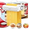 Pasta Maker Upgrade 3 in 1 Attachment for KitchenAid Stand Mixers - Includes Pasta Roller/Spaghetti Cutter/Fettuccine Cutter and Cleaning Brush - Kitchen Aid Accessories for Homemade Fresh Pasta
