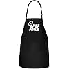 Personalized Apron - Large 1 Size Fits All - Custom Add A Name Apron with Pockets - Cooking BBQ Gift (Chef Hat Design)