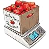 Penn Scale PS-50 Digital Kitchen Portion Scale - 50lb Digital Kitchen Scale with 0.1lb Readability, Removable Platter & LCD Display - KG, Lb, & Oz Unit Conversion (AC & Battery Powered)