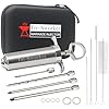 Tri-Sworker Meat Injectors for Smoking with Case and 4 Flavor Food Injector Syringe Needles, Injector Marinades for Meat, Turkey, Brisket; 2-oz; Including Paper and E-Book (PDF) User Manual