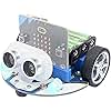 ELECFREAKS microbit Mini Cutebot Kit Compatible with BBC Micro:bit V2 and V1, DIY Programmable Robot Car Kit, STEM Educational Project, Graphical Makecode Coding Car(Without Micro:bit and AAA Battery)