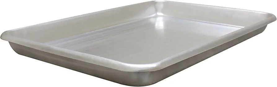 TrueCraftware- Aluminum All Purpose Bake Pan 26-1/4" x 18-1/4" x 2-1/4"- Baking Sheet Pan Cookie Sheet Pan for Oven Baking Tray Baking Pans for Cookies and Cakes Perfect for Baking Roasting and More