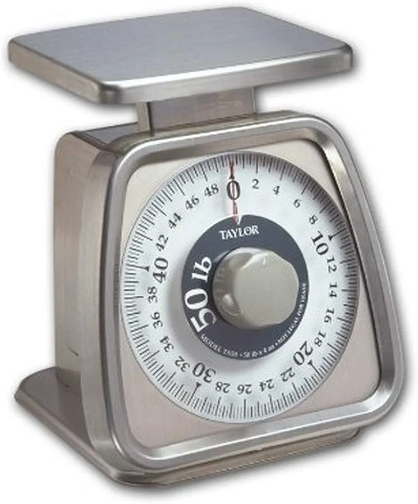 Taylor Stainless Steel Analog Portion Control Scale (50-Pound)