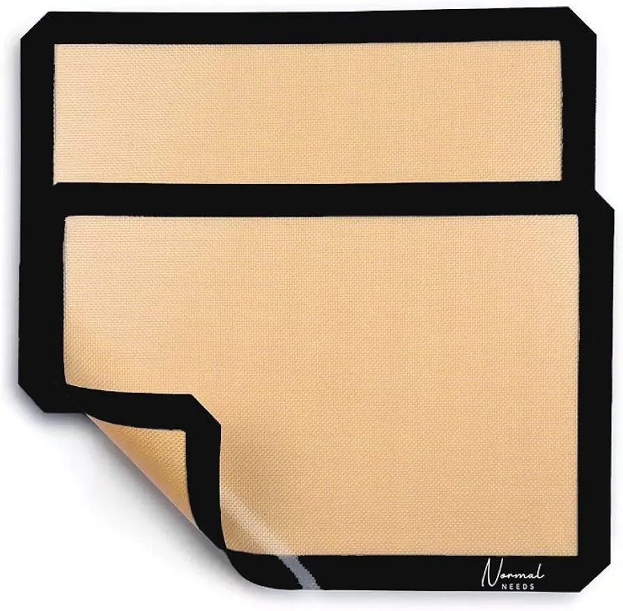 Nonstick, Easy Clean, Eco-Friendly, BPA-Free, Dishwasher Safe, Food Grade Silicone Baking Mats, Oven Safe up to 500°F, 11.8in x 15.7in, Set of 2