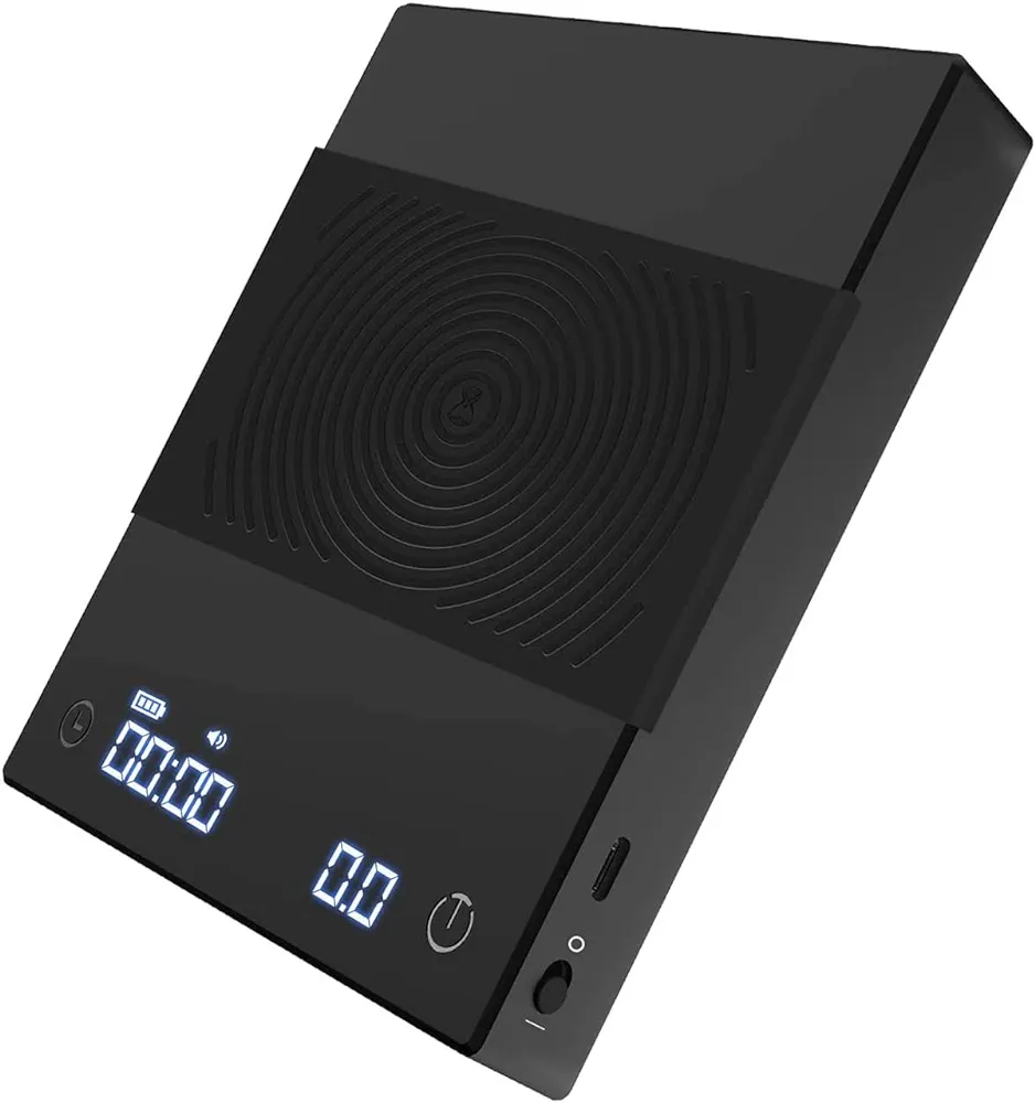 TIMEMORE Coffee Scale Basic 2.0 Electronic Espresso Scale with with Timer,2000 Grams and Water Flow Rate and Timer Function,Flow Rate Display 2024 Upgraded Version