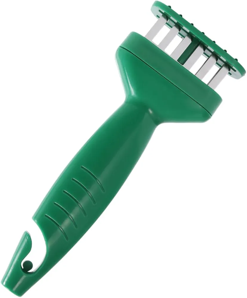 Garneck Steak Loosening Machine with Cover Meat Maker Meat Loosening Machine Meat Tenderizer Steak Tenderizer Kitchen Props Green