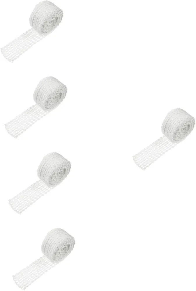 5pcs Net Bag Meat Shredder Claws Meat Masher Meat Chopper for Ground Beef Meat Mallet Beef Roast Net Meat Packaging Net Ham Netting Sausage Ham Sausage Net Yarn White