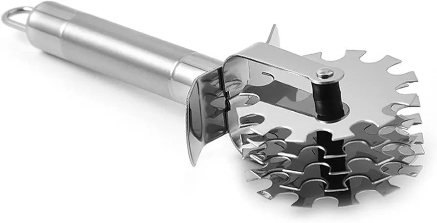 Meat Tenderizer Hammer Mallet,Stainless Steel Five-Wheel Meat Loosener,for Tenderizing Steak, Beef, Chicken, Lamb, Vegetable,Easy to Clean
