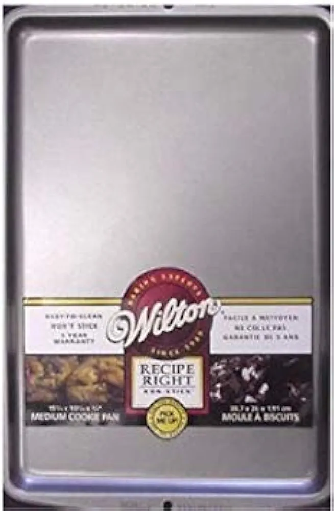 Wilton 11-1/2 in. W x 17-1/4 in. L Cookie and Jelly Roll Pan Silver