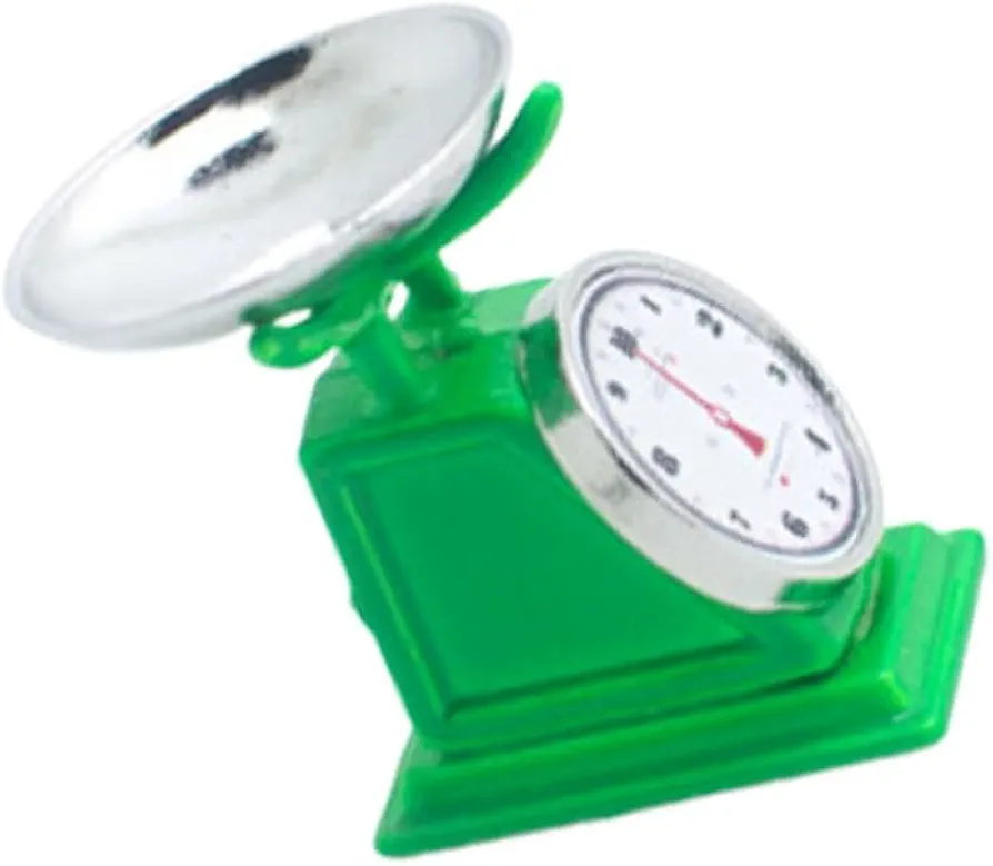 Alasum Model Portion-Control Scales Kitchen Scale Mini Stuff for Kitchen gram Scale Farmers Market Food Scale Toy Houses Mini Mechanical Scale Simulated Accessories for Props Miniature