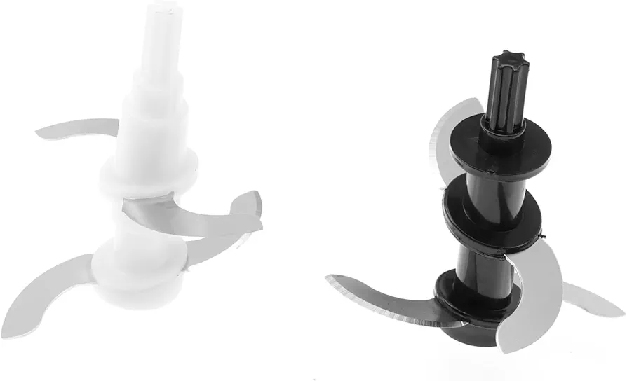 2pcs Meat Grinder Tool Bit Blender Blades Meat Mincer Cutting Blades Meat Mincer Blades Meat Grinder Blades Meat Grinder Plate Blades Electric Meat Grinder Abs