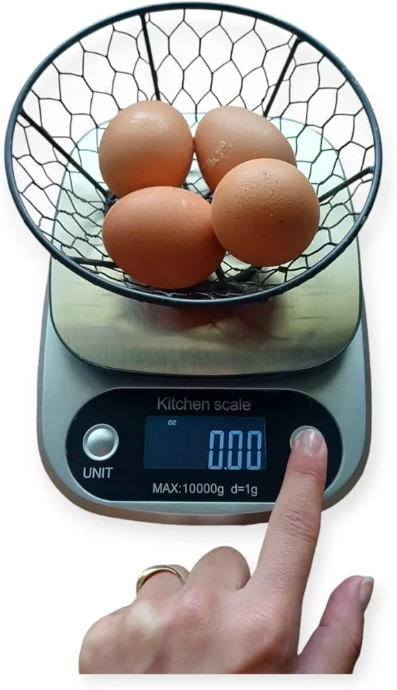 Bascula de Cocina Digital Bascula para Alimentos Kitchen Scale Bascula Digital de Cocina Peso Hasta 22 libras