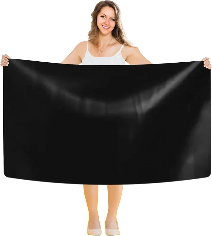 36x24 Inch Extra Large Silicone Table Protector Craft Mat for Painting, Clay, Projects, Arts and Crafts, Soldering and Resin. (Black)