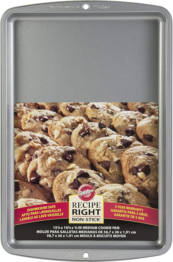 Wilton 10-1/4 in. W x 15-1/4 in. L Cookie Sheet Silver