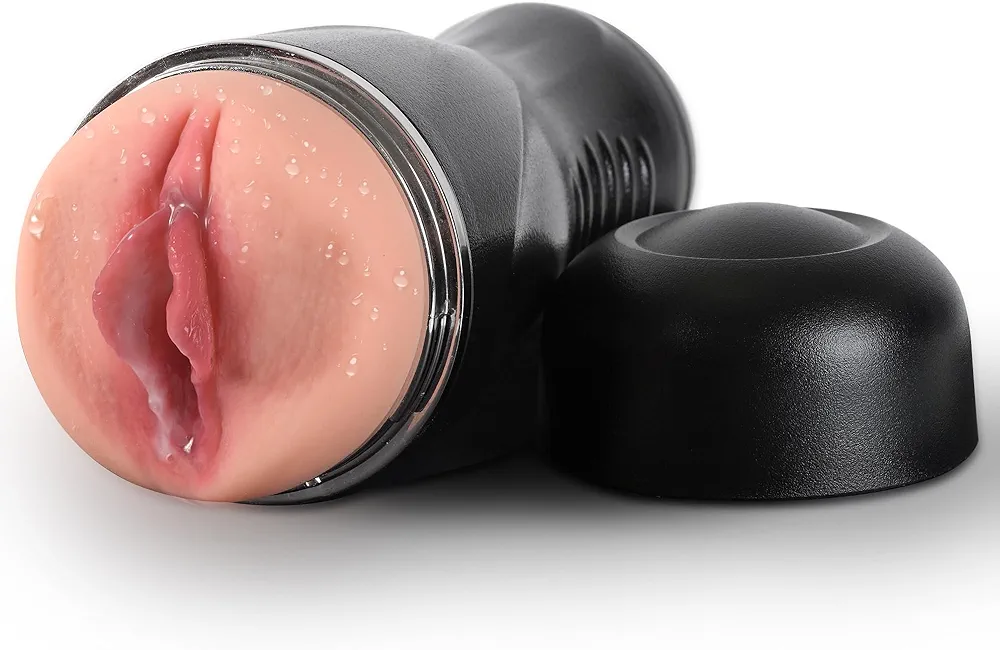 Male Masturbator Cup Sex Toys for Men, Realistic Pocket Pussy with 8 inch Lifelike Textured Vagina, Male Blowjob Stroker Man Masturbation for Penis Training
