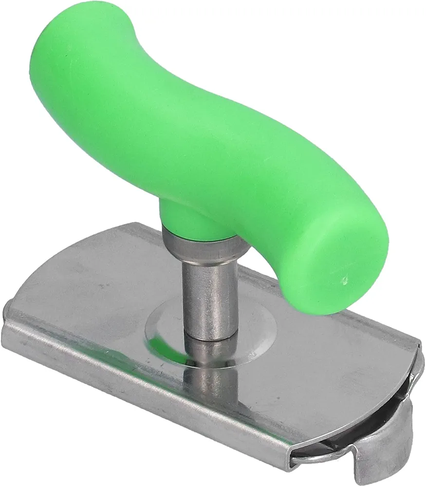 Stainless Steel Can Opener Multifunction Jar Opener, Portable Manual Bottle Opener with Ergonomic Handle for Seniors Arthritis and More (Green)