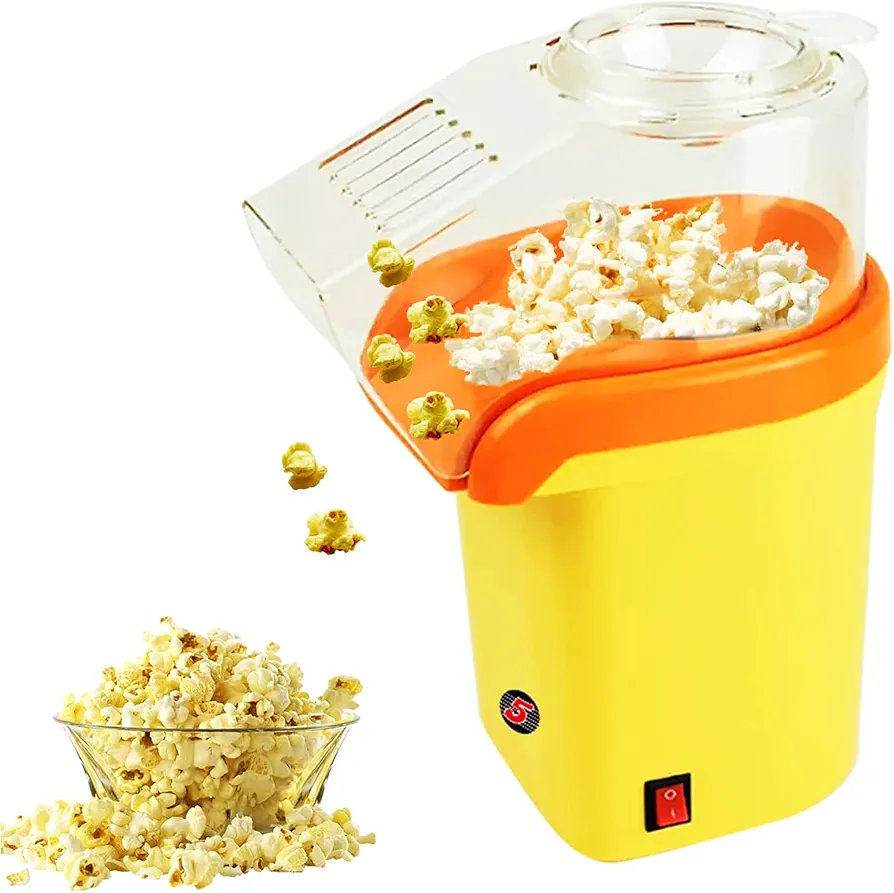 5 Core Popcorn Machine 16 Cup Capacity Hot Air Popper Mini Portable Tabletop Electric Pop Corn Maker Maquina Para Hacer Palomitas De Maiz For Home Movie Party - POP Y