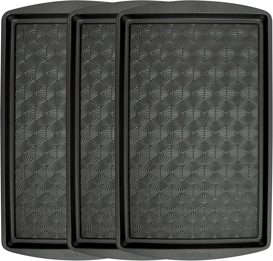 Taste of Home® Set of 3-17 x 11 inch Non-Stick Metal Baking Sheet