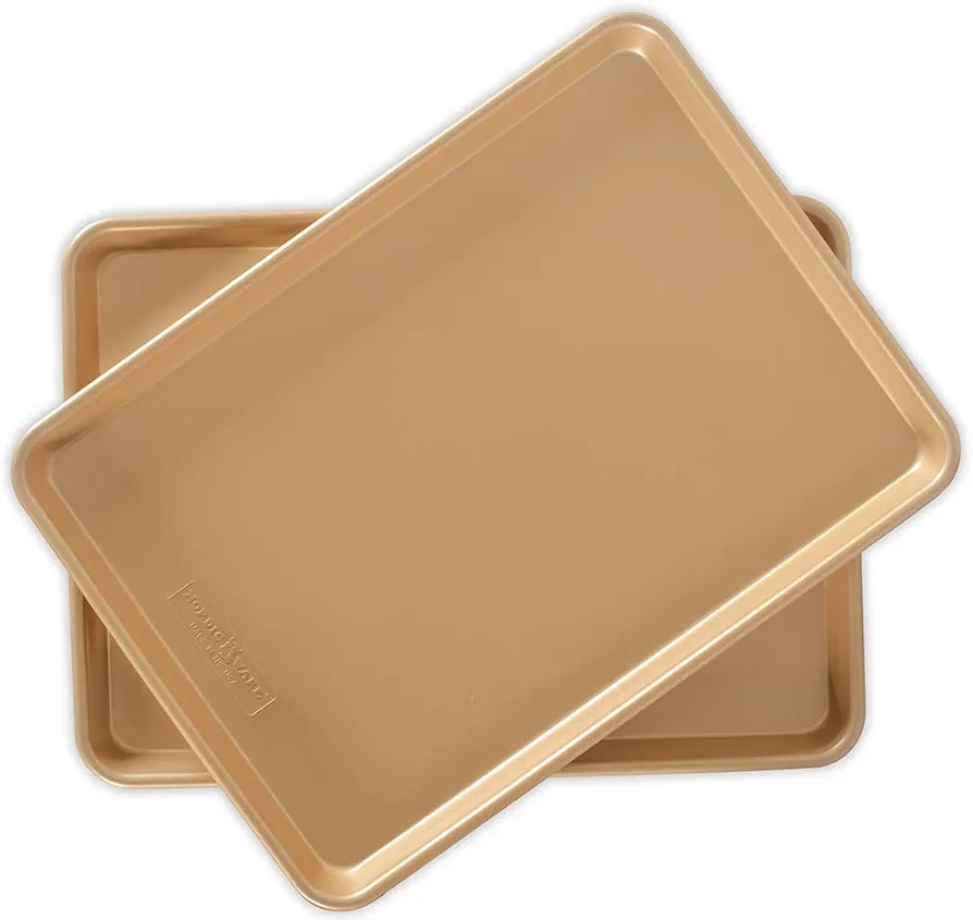 Nordic Ware 43182 Half Sheet Naturals Aluminum Nonstick, 2-Pack
