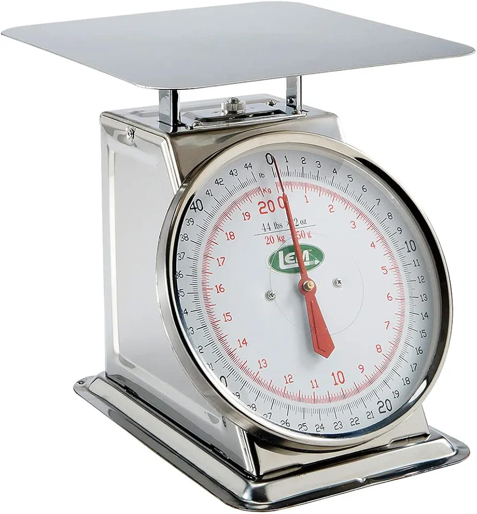 LEM Products 44 lb. Stainless Steel Scale, Silver
