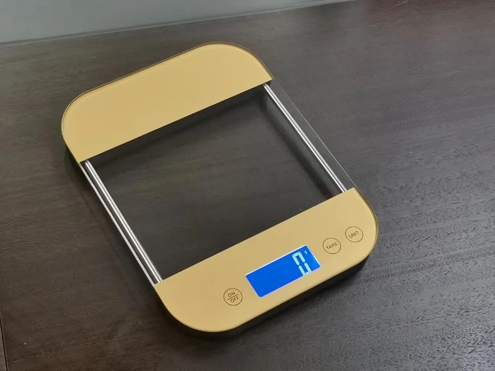 GGQ Clear Food Scale Yellow