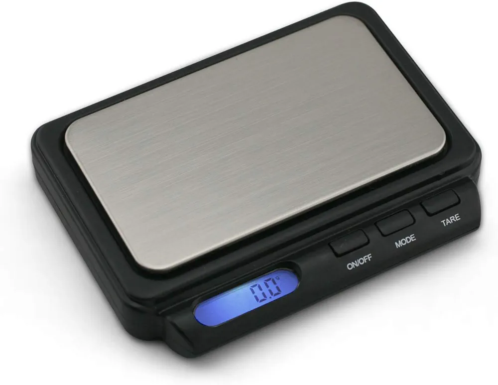 Zenith Digital Mini Scale - 600g x 0.1g - Black - Long Lasting Portable Grams Scale - Kitchen Scale - Food Scale - Postal Scale - Herb Scale - Pocket Scale - Small Scale