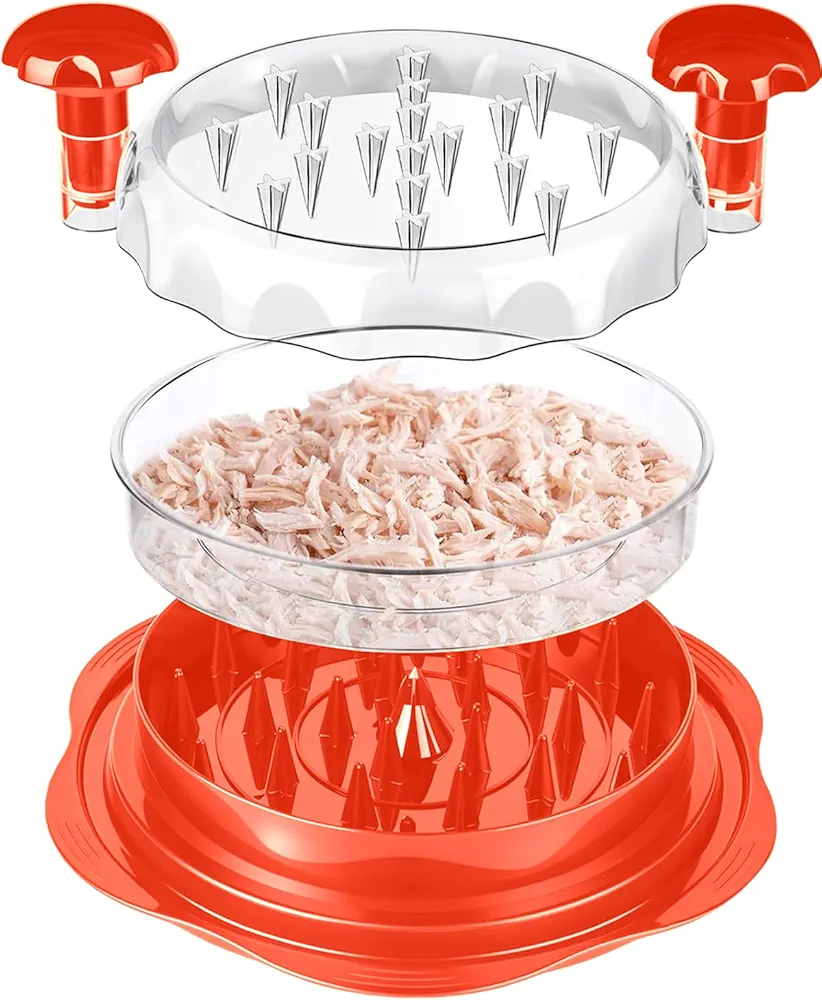 SALIPT Chicken Shredder, Suitable for Various Meat Dishes (Orange) - Good Tools Always Spark Your Culinary Imagination and Cooking Desire.