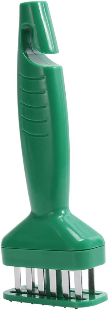 SHOWERORO Meat Maker Meat Loosening Machine Steak Loosening Machine with Cover Steak Tenderizer Kitchen Props Meat Tenderizer Green