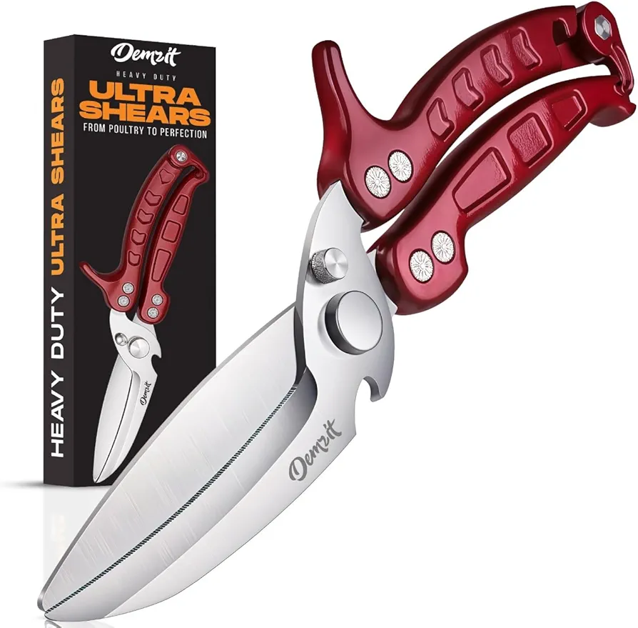 Poultry Shears, Kitchen Scissors for Food With Safety Lock, Kitchen Shears for Food, Meat Scissors, Kitchen Shears Heavy Duty, Poultry Scissors for Meat, Bone Cutter, Game Shears, Chicken Cutter