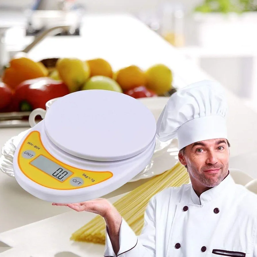 VITO Scales Wh-b04 5kg/1g LCD Digital Electronic Kitchen Scale for Food Balance Weighing Ww Health O Meter