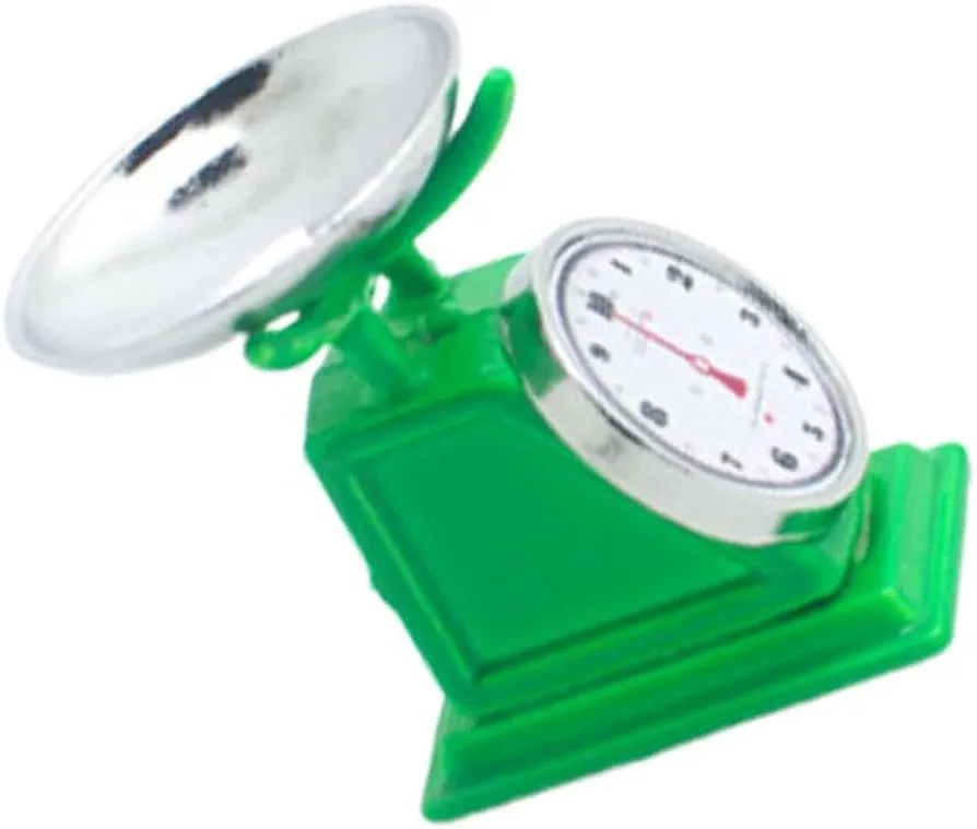 Accessories for Farmers Market Food Scale Mini Mechanical Scale Jewelry Accessories Mini Kitchen Scale Gram Scale Model Mechanic Accessories Alloy Ornament Doll House Mini Scale