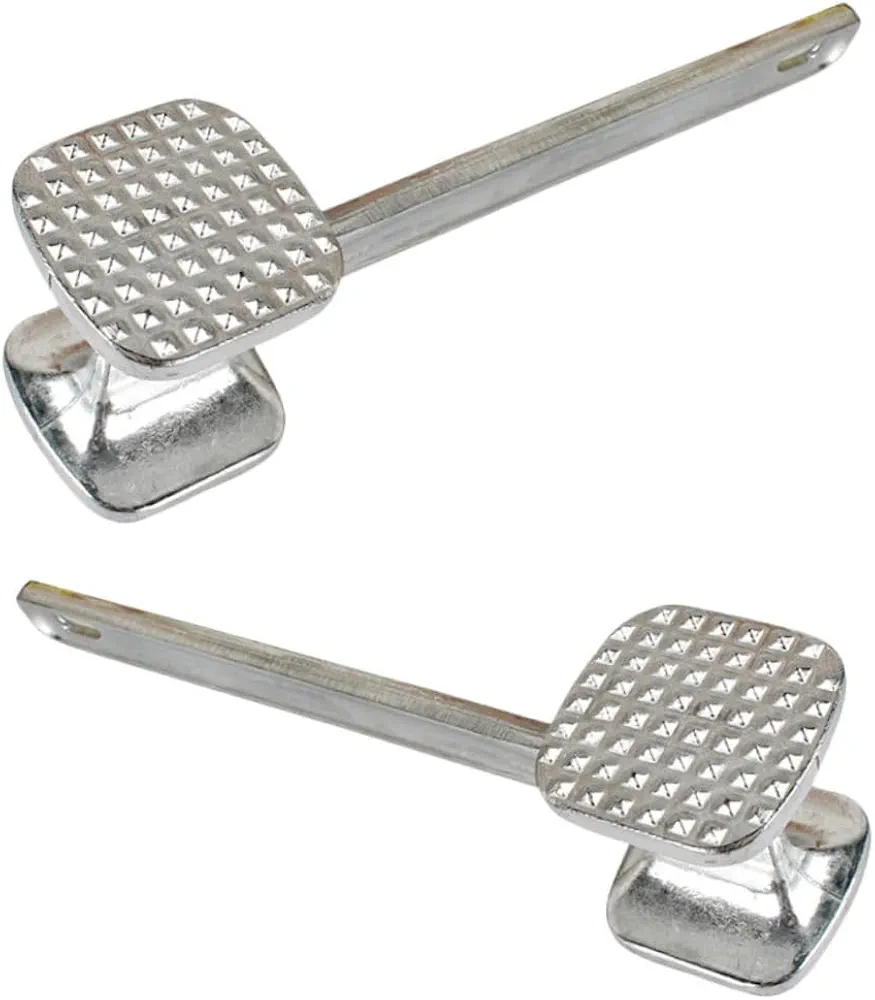 MAGICLULU 2 pcs Heavy Duty Meat Tenderizer Tool Dual Sided Meat Mallet Hammer for Tenderizing Steak Chicken and Fish with Comfortable Grip Handle for Kitchen Use