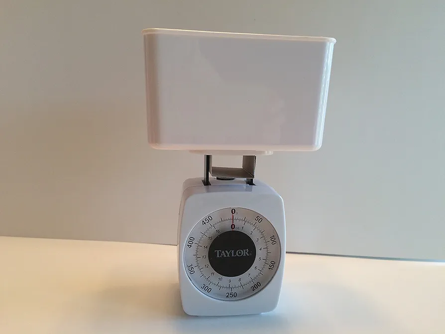 Taylor Mechanical Food Scale - White