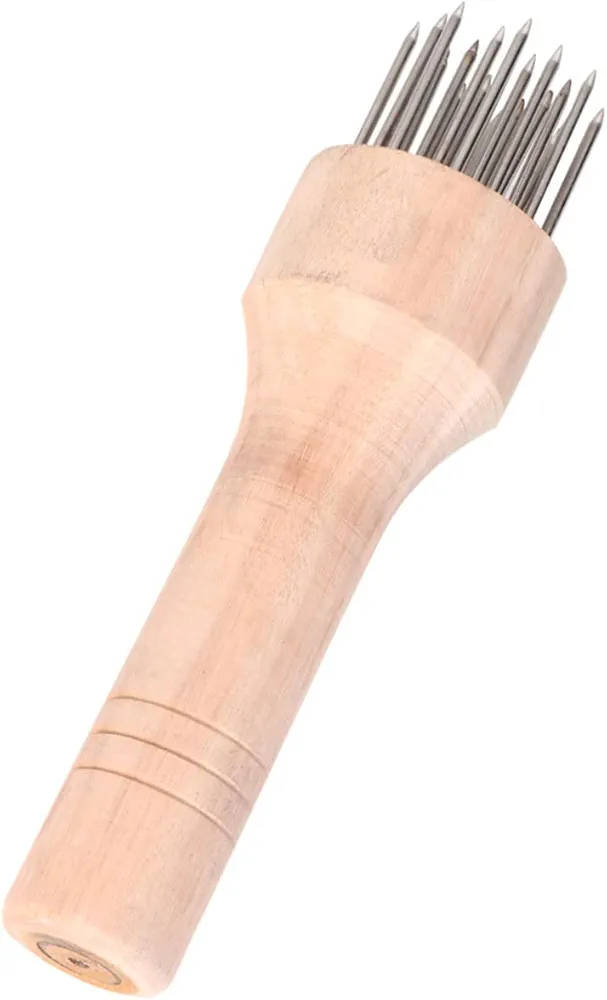 Unomor Meat Tenderizer Meat Grinder Heavy Duty Grilling Tools Chicken Tenders Broken Rib Needle Steak Tenderiser Meat Hammer Grill Tools Meat Loosening Machine Steak Tenderizer Wooden
