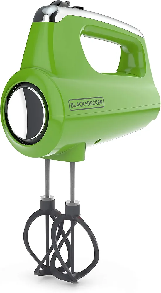 Black+Decker MX600L Helix Performance Premium Hand, 5-Speed Mixer, Lime Green, small