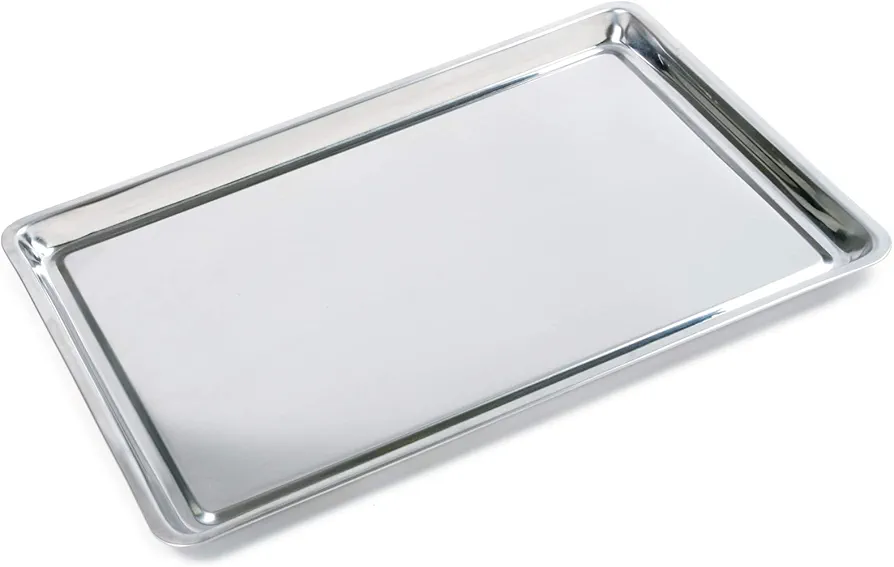 Norpro Stainless Steel Jelly Roll Baking Pan 15 inches x 10 inches x 1 inches, Chrome