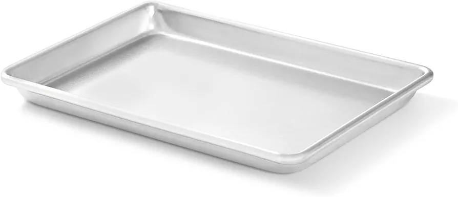 Artisan Professional Classic Aluminum Baking Sheet Pan with Lip, 13 x 9.5-inch Quarter Sheet