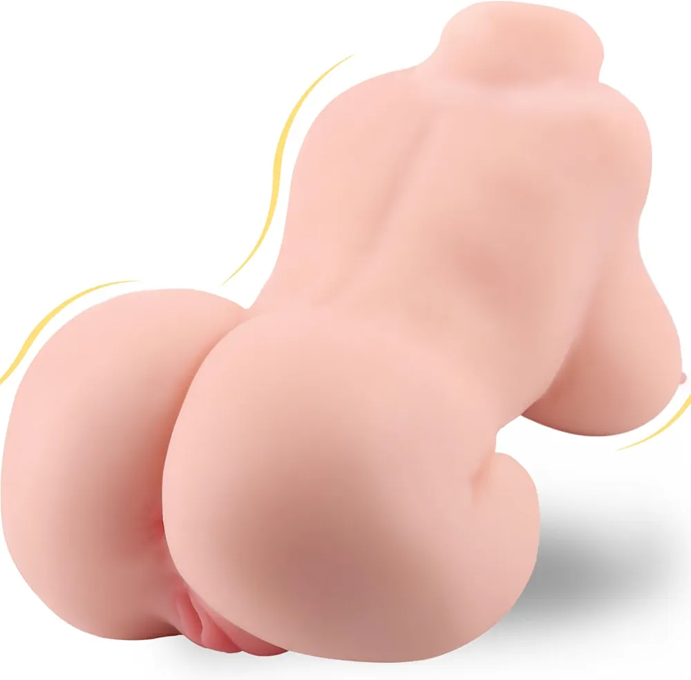 Sex Doll Male Sex Toys with Big Boobs, Realistic Male Masturbator Adult Sex Toy for Vagina Anal Breast Play, 4Lb Down-Sized Love Doll for Men Masturbation