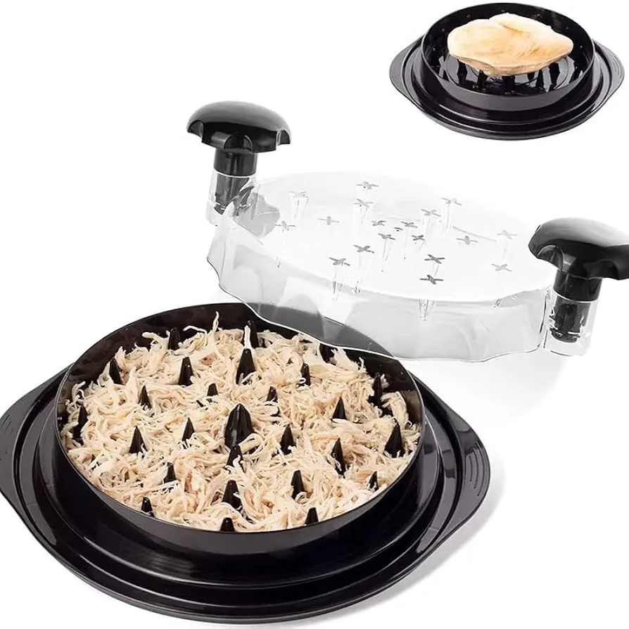 Chicken Shredder Tool, Meat Breast Shredding Mincer with Lid, for Shredding Chicken, Pork, Beef