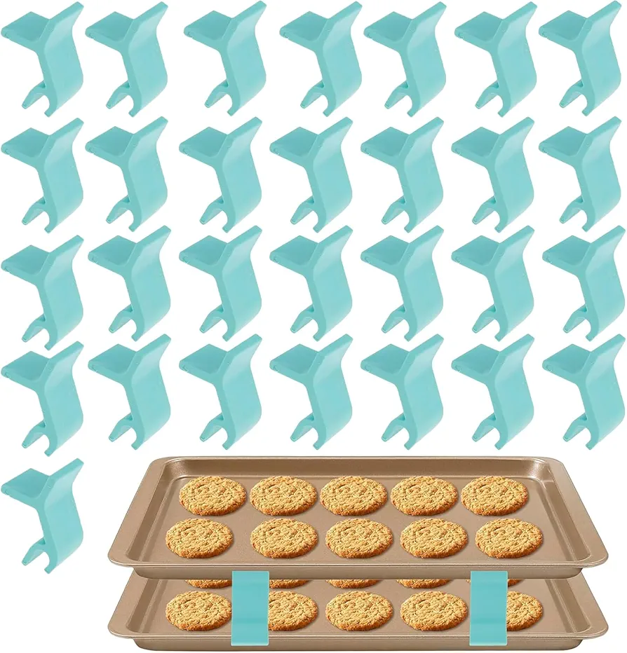 36PCS Baking Sheet Stacking Clips, Baking Sheet Stackers, Baking Tray Stackers, Sheet Pan Stackers, Cookie Tray Stacker Clips, Baking Sheet Stackers Cookie Sheet Pan/Dividers Separators
