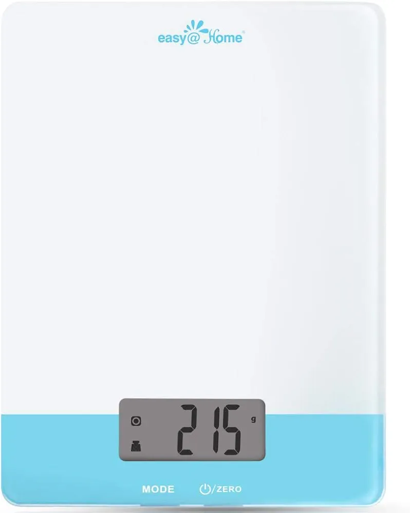 Easy@Home Digital Food Kitchen Scale, Professional Nutritional Calculator - Weight, Calories, Fat, Cholesterol, Carbohydrates - Diet Nutrient Diary Feature，ENC203