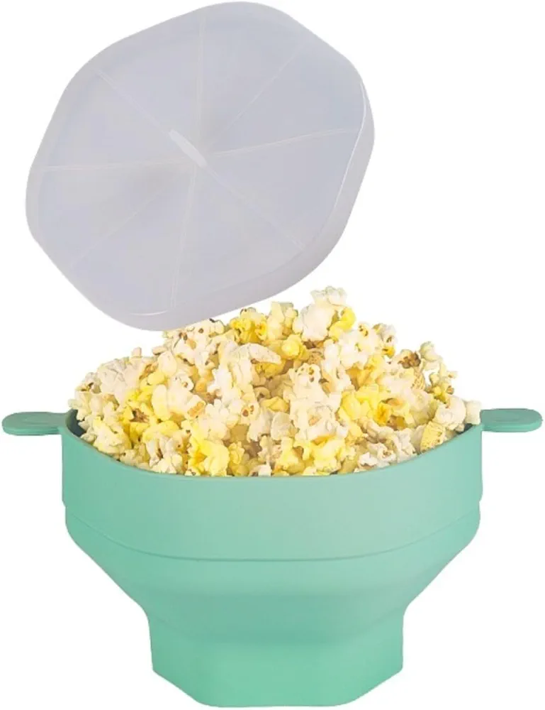 The Original Microwave Popcorn Popper, Silicone Popcorn Maker, Collapsible Bowl BPA-Free and Dishwasher Safe