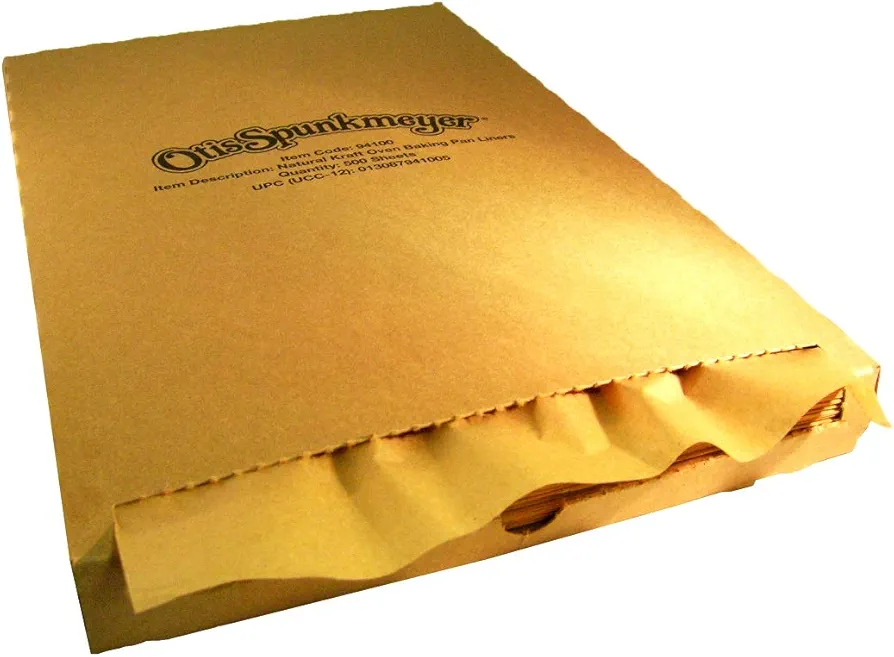 Otis Spunkmeyer Package of 500 Parchment Paper Tray Pan Sheet Liners