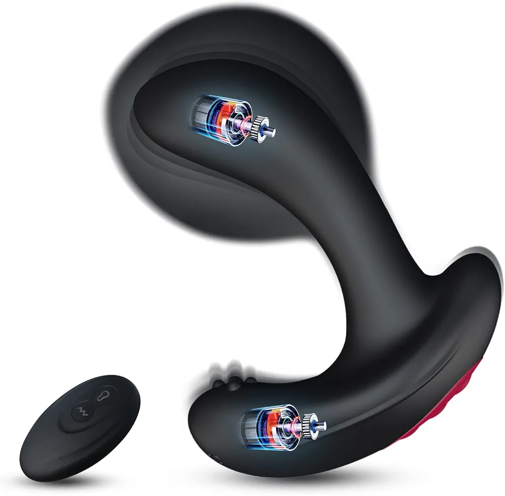 Anal Vibrator Inflatable Butt Plug - Remote Control Prostate Massager with Automatic Inflation and 10 Vibrating Modes for Adult Male Female Prostate Stimulator Anal Sex Toys for Men Women Pleasure