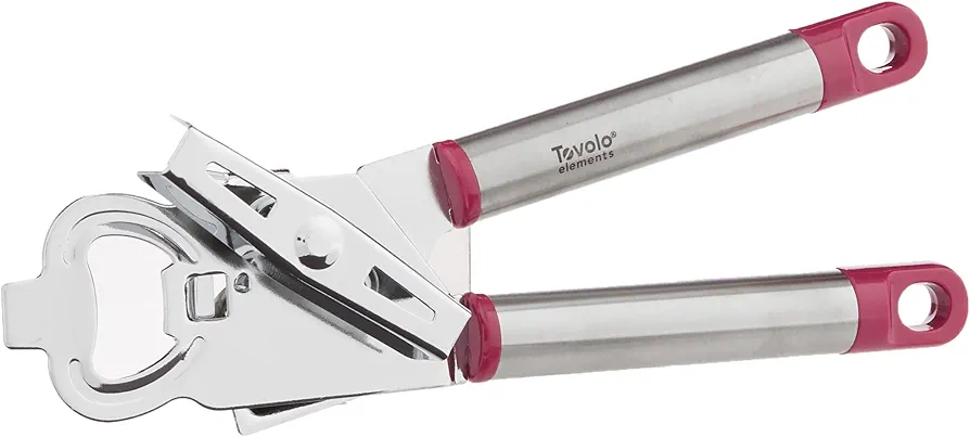 Tovolo Elements 2-in-1 Can Opener Kitchen Gadget for Meal and Food Prep