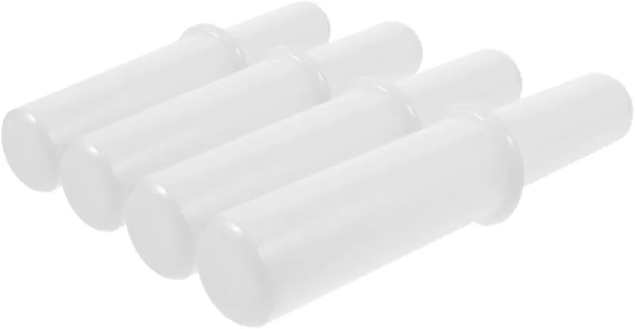 4pcs Tamper Stick Manual Meat Tamper Universal Food Pusher Meat Mincer Pusher Meat Pusher Maker Kit Meat Grinder Attachment Stuffer Sausage Meat Replacement Tamper White Plastic