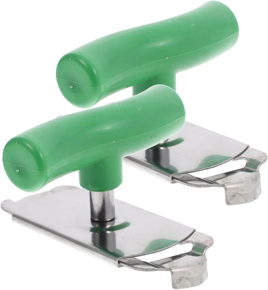2pcs Bottle Opener Manual Can Openers Lid Opener Multi- Function Can Opener Multi-function Can Opener Tools Tin Openers Jar Opener Mason Jars Opener White Stainless Steel